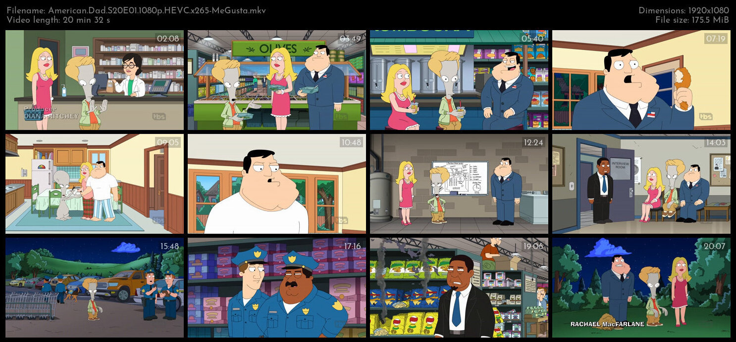 American Dad S20E01 1080p HEVC x265 MeGusta TGx