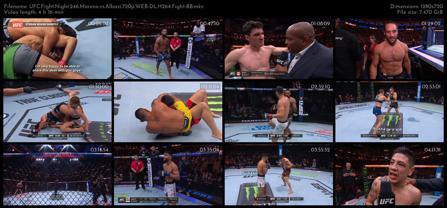 UFC Fight Night 246 Moreno vs Albazi 720p WEB DL H264 Fight BB