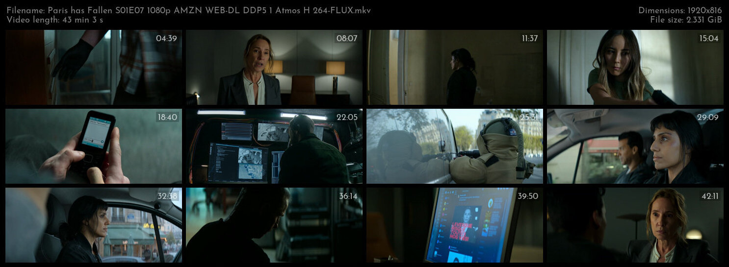 Paris has Fallen S01E07 1080p AMZN WEB DL DDP5 1 Atmos H 264 FLUX TGx