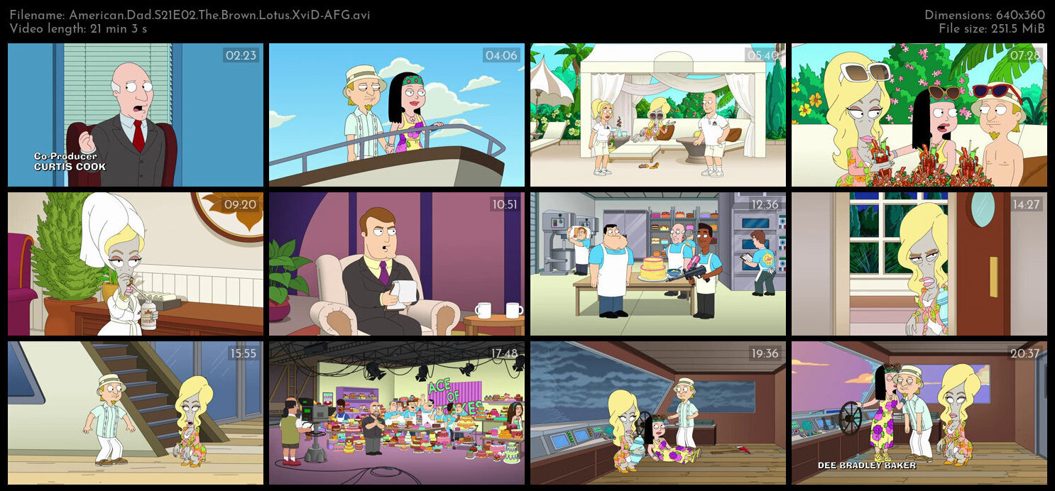 American Dad S21E02 The Brown Lotus XviD AFG TGx