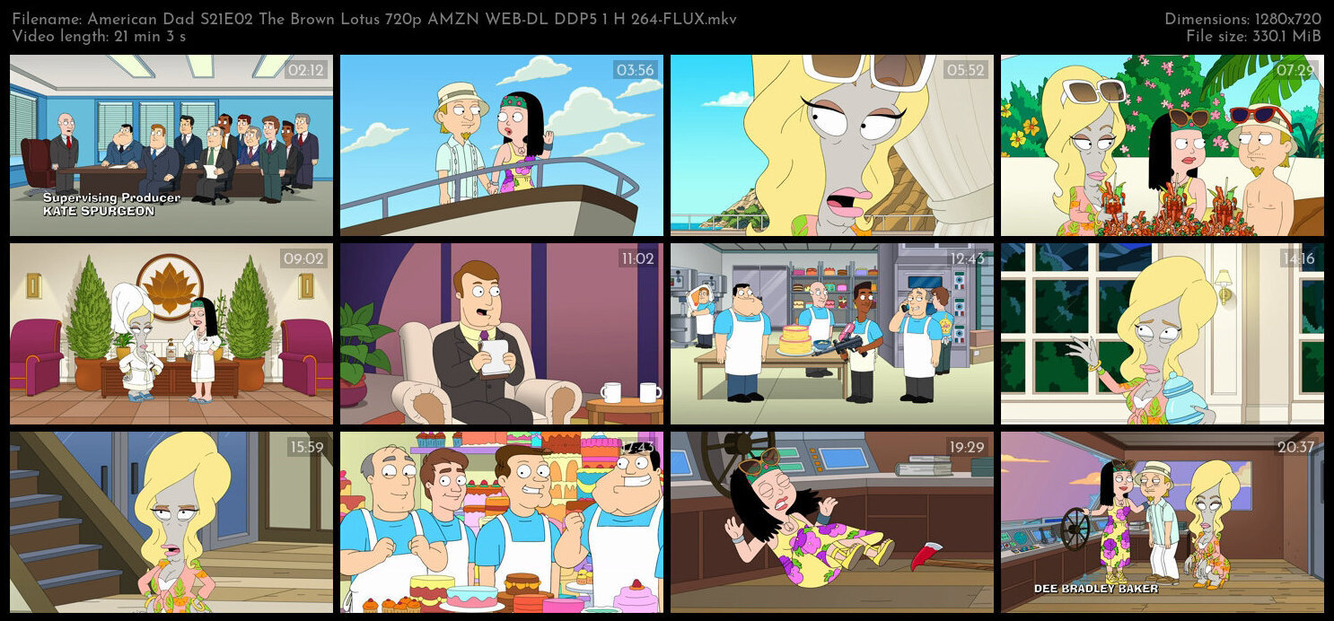 American Dad S21E02 The Brown Lotus 720p AMZN WEB DL DDP5 1 H 264 FLUX TGx