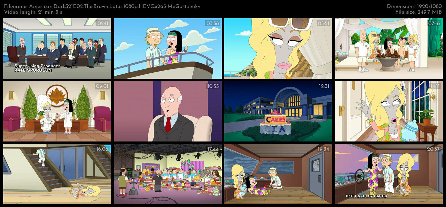 American Dad S21E02 The Brown Lotus 1080p HEVC x265 MeGusta TGx