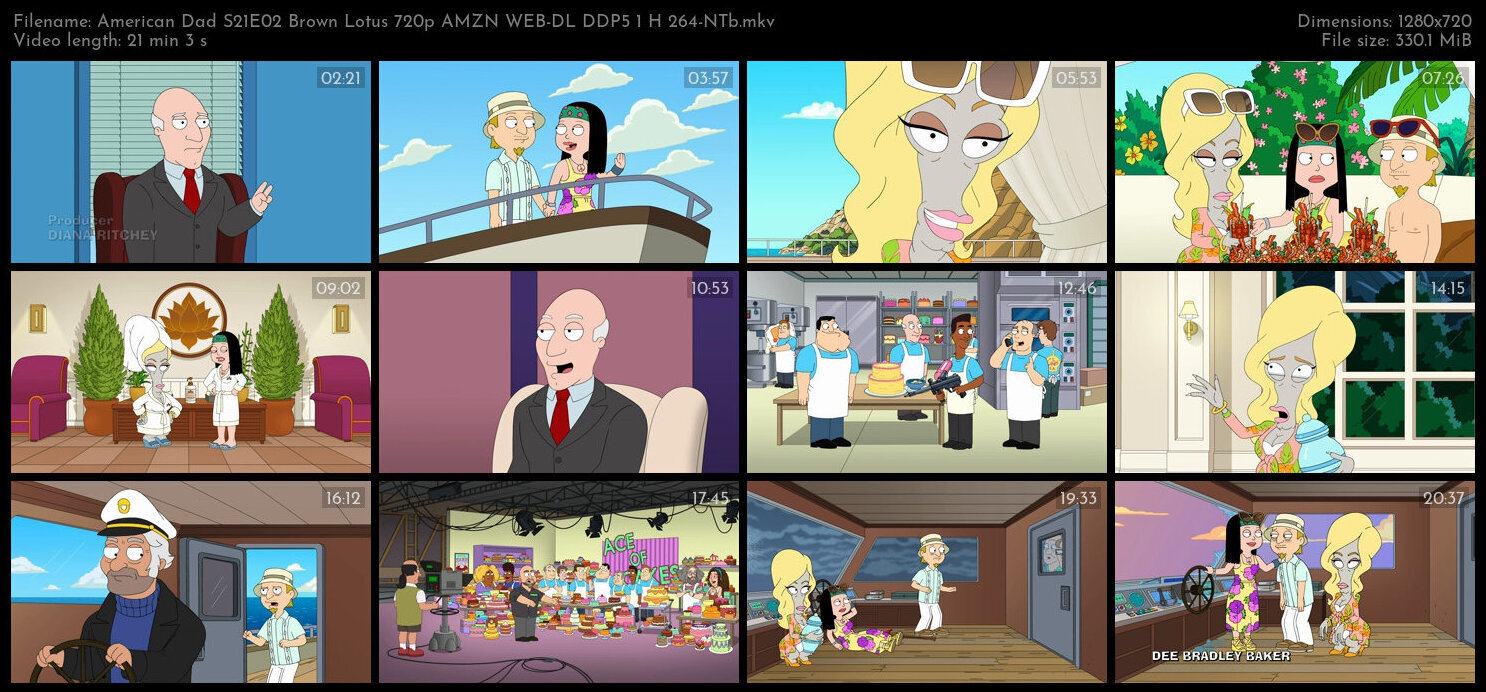 American Dad S21E02 Brown Lotus 720p AMZN WEB DL DDP5 1 H 264 NTb TGx