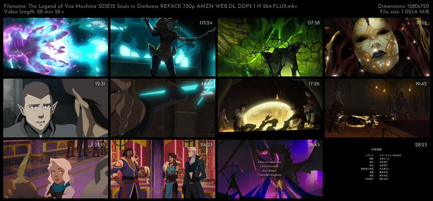 The Legend of Vox Machina S03E12 Souls in Darkness REPACK 720p AMZN WEB DL DDP5 1 H 264 FLUX TGx