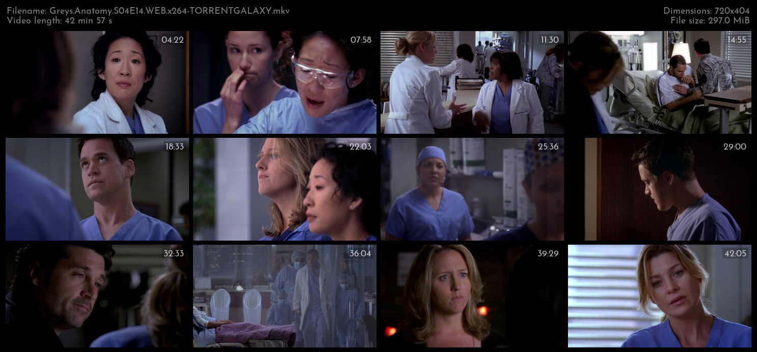 Greys Anatomy S04E14 WEB x264 TORRENTGALAXY