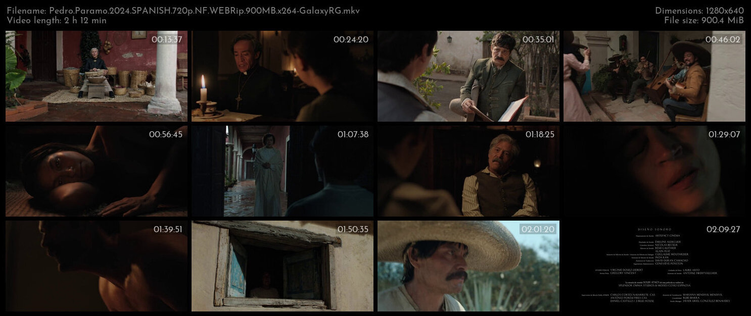 Pedro Paramo 2024 SPANISH 720p NF WEBRip 900MB x264 GalaxyRG