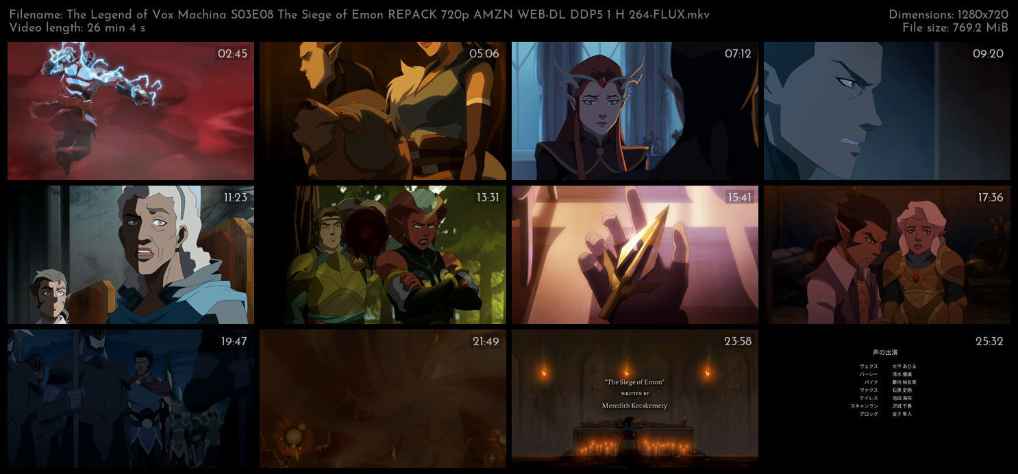 The Legend of Vox Machina S03E08 The Siege of Emon REPACK 720p AMZN WEB DL DDP5 1 H 264 FLUX TGx