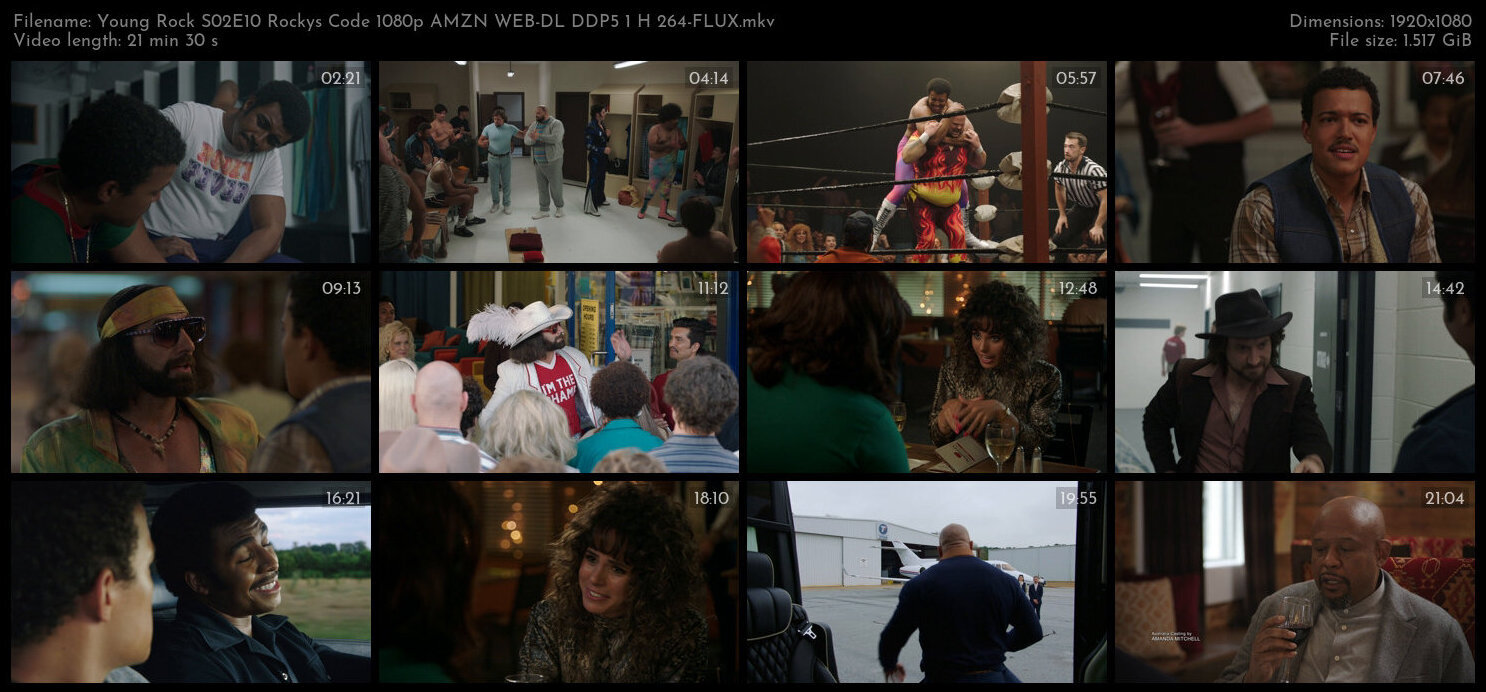 Young Rock S02E10 Rockys Code 1080p AMZN WEB DL DDP5 1 H 264 FLUX TGx