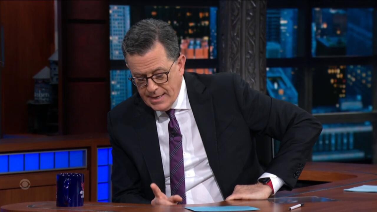 Stephen Colbert 2024 11 06 CBS News Chief Political Analyst John Dickerson 720p WEB h264 JOAN TGx