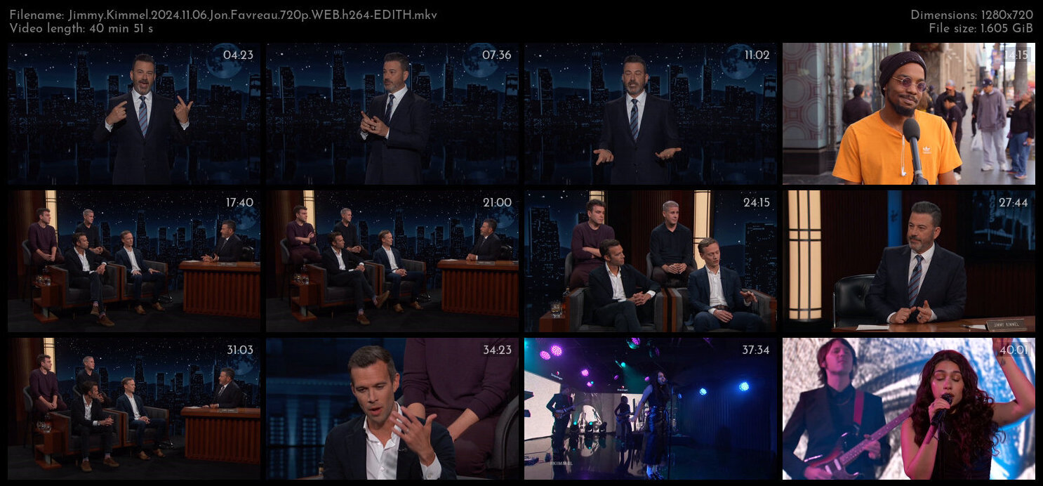 Jimmy Kimmel 2024 11 06 Jon Favreau 720p WEB h264 EDITH TGx