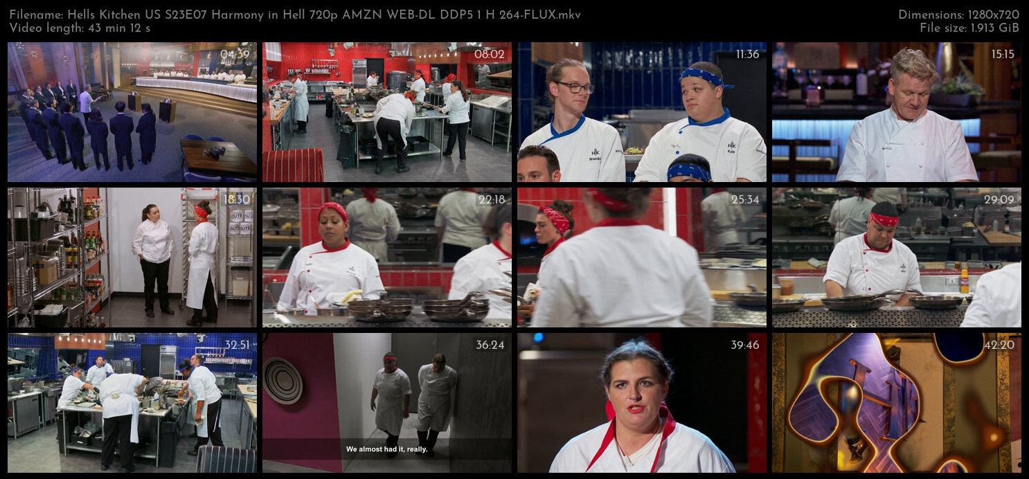 Hells Kitchen US S23E07 Harmony in Hell 720p AMZN WEB DL DDP5 1 H 264 FLUX TGx