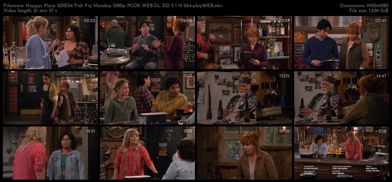 Happys Place S01E04 Fish Fry Monday 1080p PCOK WEB DL DD 5 1 H 264 playWEB TGx