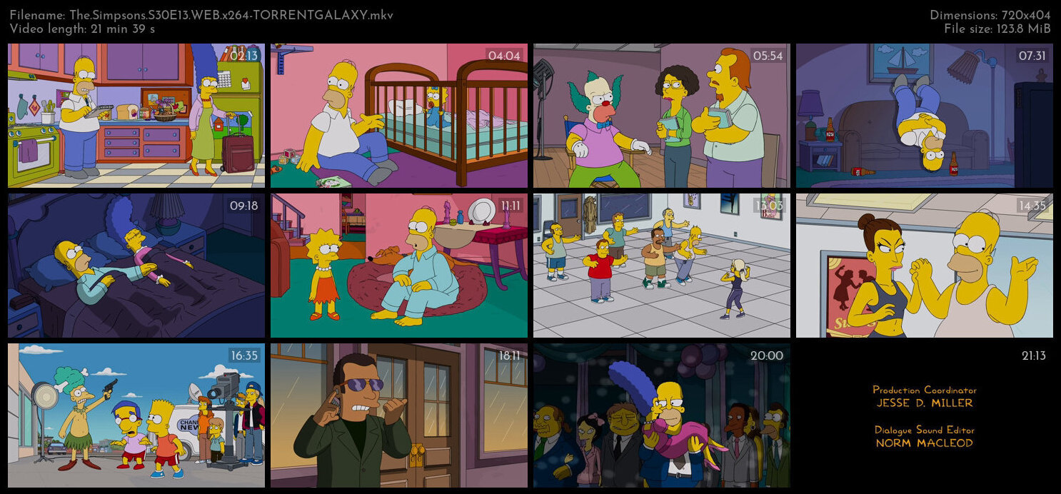 The Simpsons S30E13 WEB x264 TORRENTGALAXY