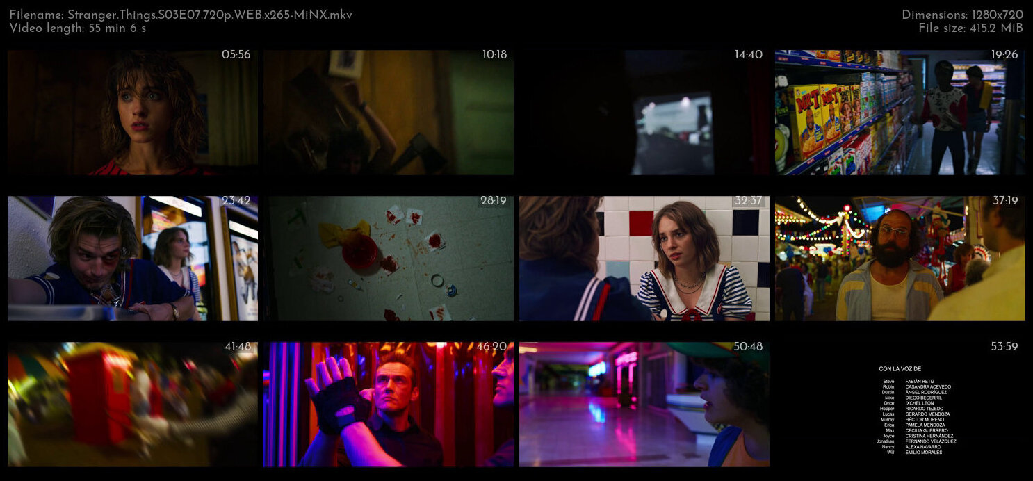 Stranger Things S03E07 720p WEB x265 MiNX TGx