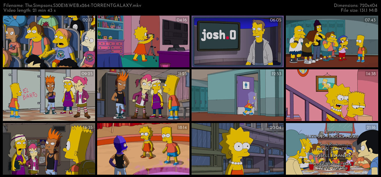 The Simpsons S30E18 WEB x264 TORRENTGALAXY