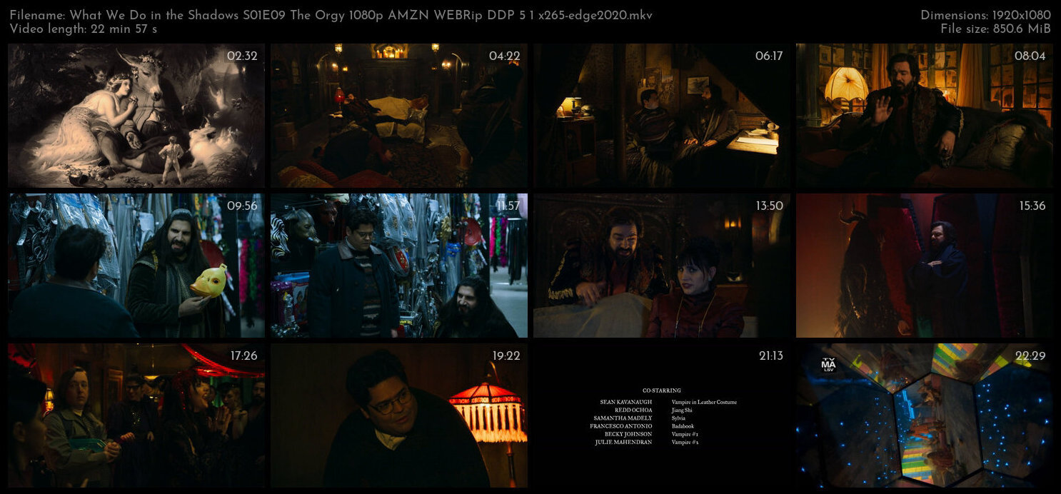 What We Do in the Shadows S01E09 The Orgy 1080p AMZN WEBRip DDP 5 1 x265 edge2020 TGx