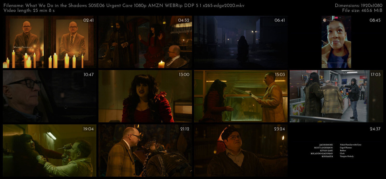 What We Do in the Shadows S05E06 Urgent Care 1080p AMZN WEBRip DDP 5 1 x265 edge2020 TGx