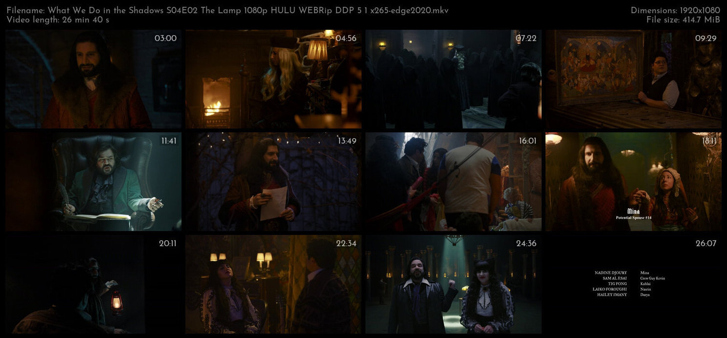 What We Do in the Shadows S04E02 The Lamp 1080p HULU WEBRip DDP 5 1 x265 edge2020 TGx