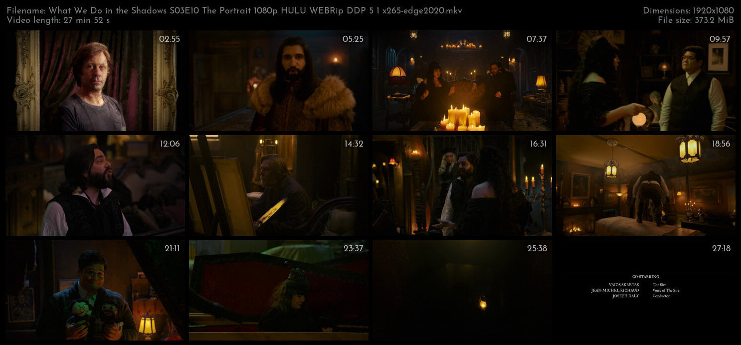 What We Do in the Shadows S03E10 The Portrait 1080p HULU WEBRip DDP 5 1 x265 edge2020 TGx