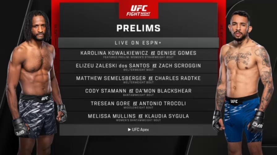 UFC Fight Night 247 Magny vs Prates Prelims WEB DL H264 Fight BB