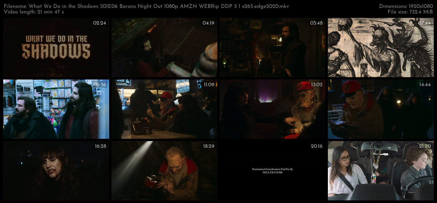 What We Do in the Shadows S01E06 Barons Night Out 1080p AMZN WEBRip DDP 5 1 x265 edge2020 TGx