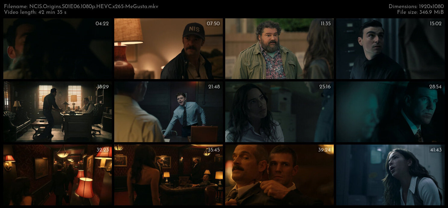 NCIS Origins S01E06 1080p HEVC x265 MeGusta TGx