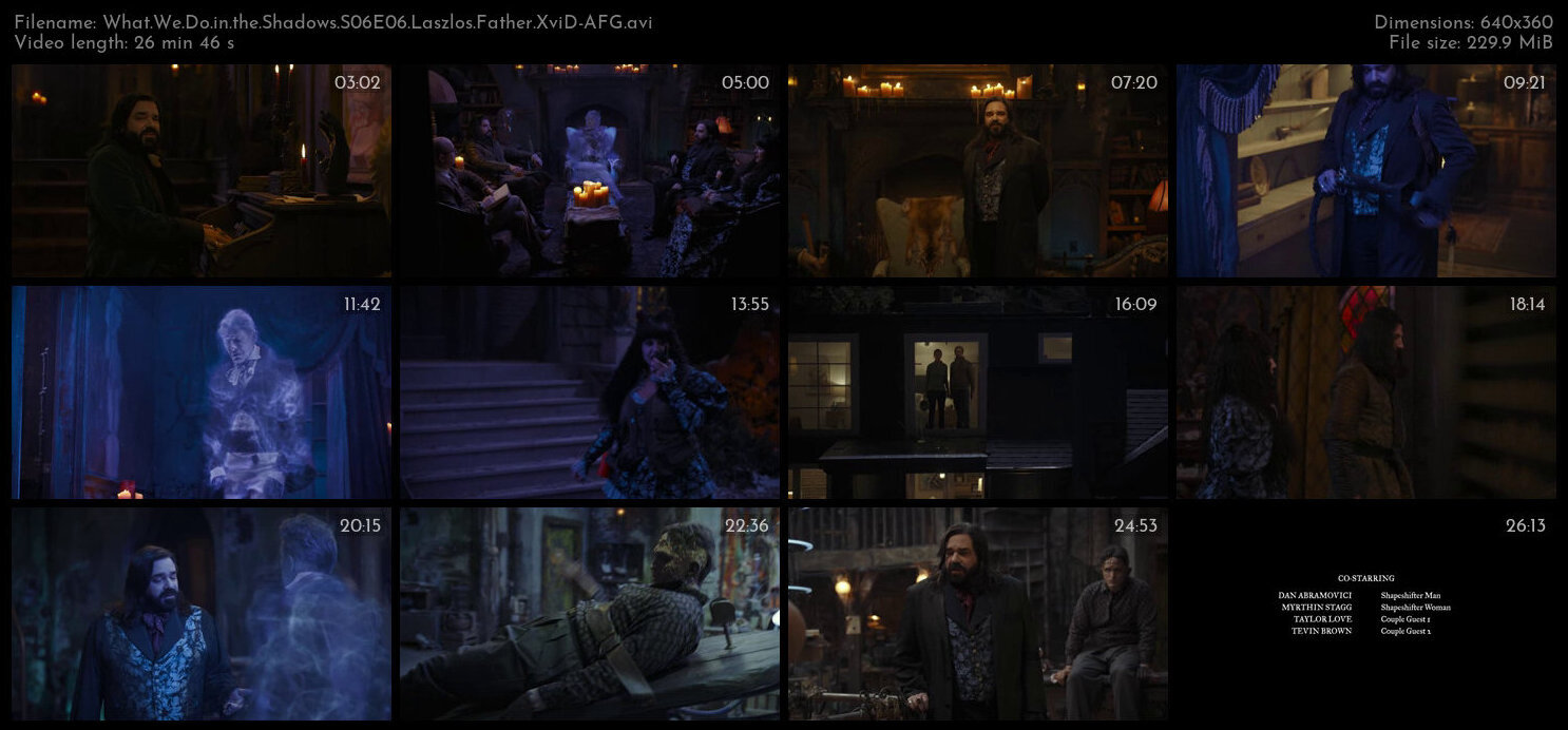 What We Do in the Shadows S06E06 Laszlos Father XviD AFG TGx