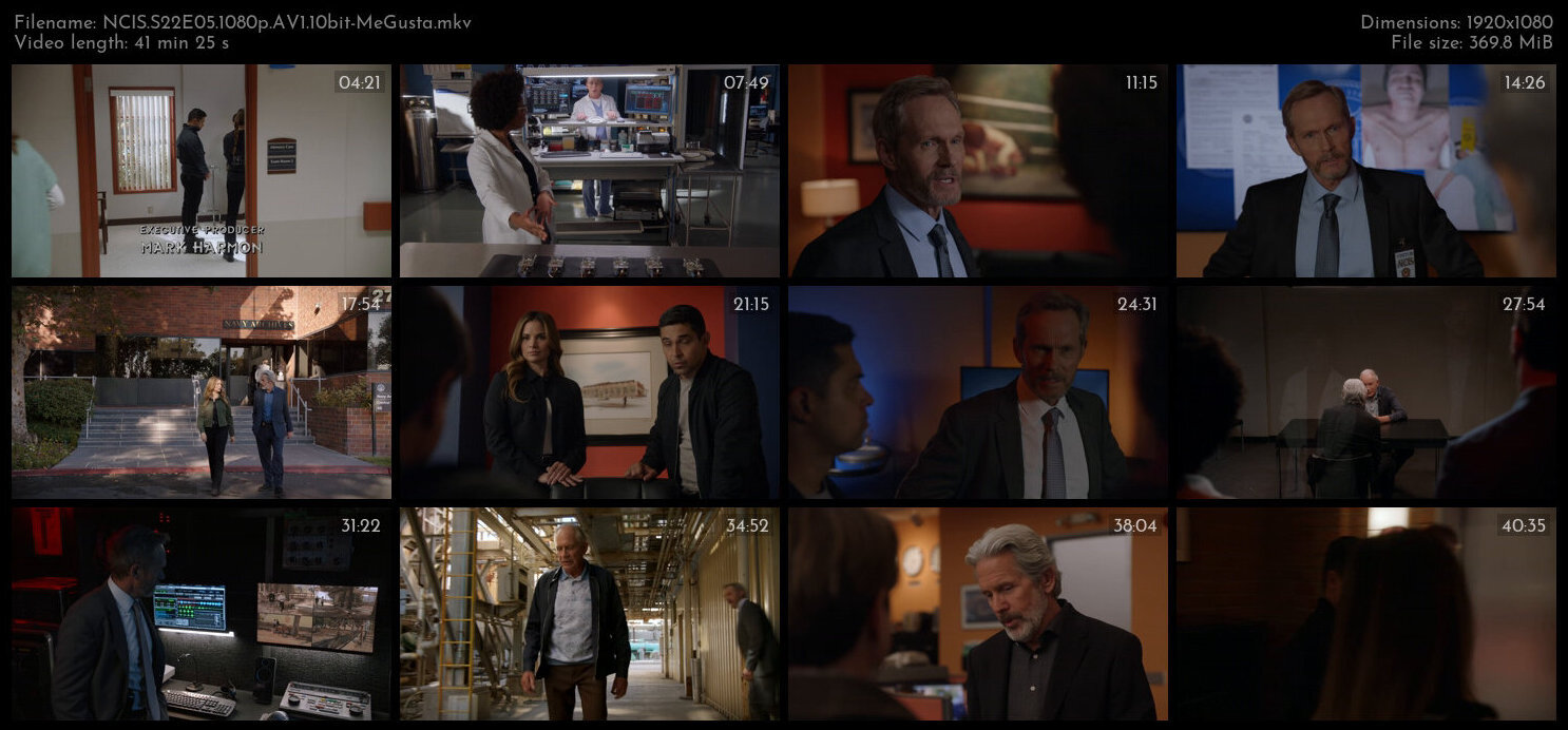 NCIS S22E05 1080p AV1 10bit MeGusta TGx