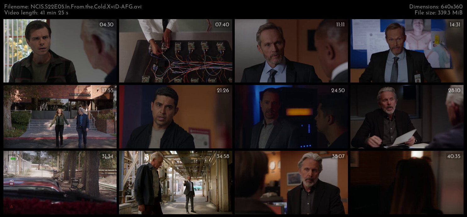 NCIS S22E05 In From the Cold XviD AFG TGx