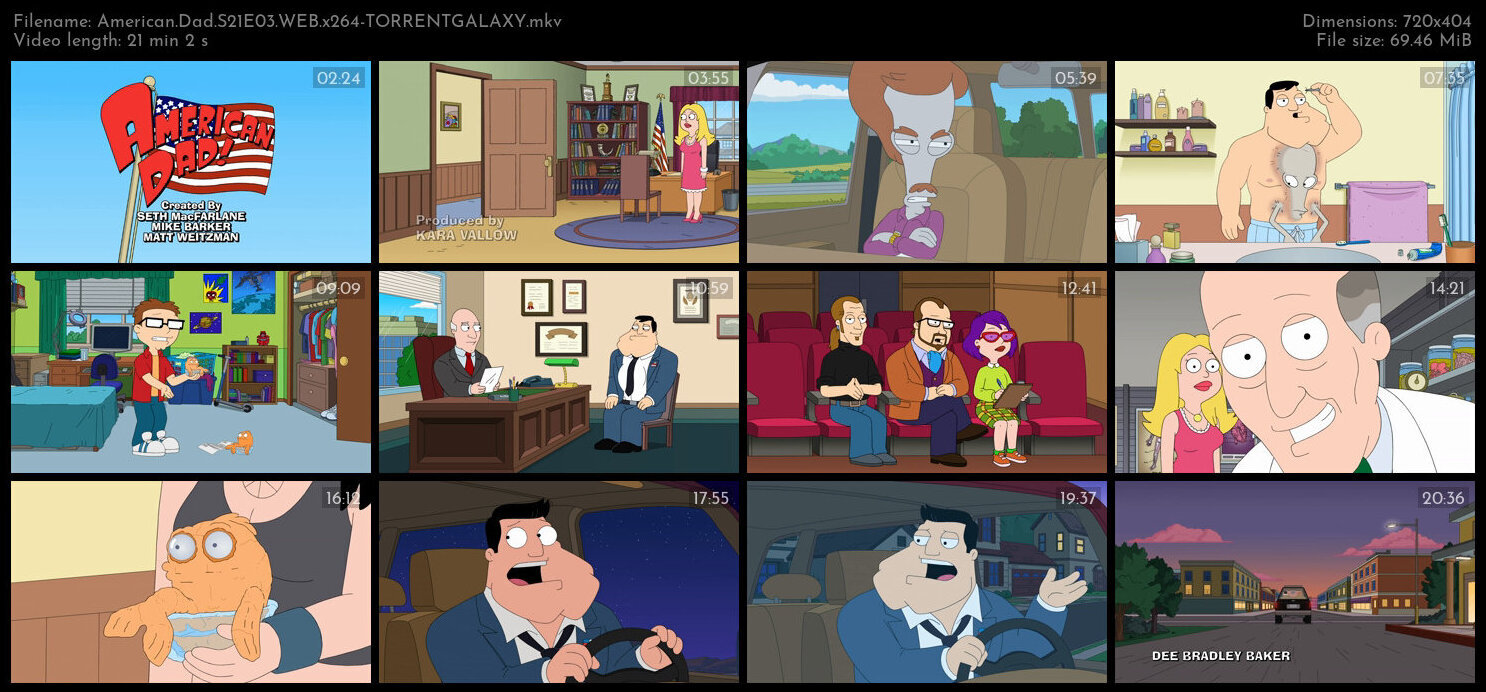 American Dad S21E03 WEB x264 TORRENTGALAXY