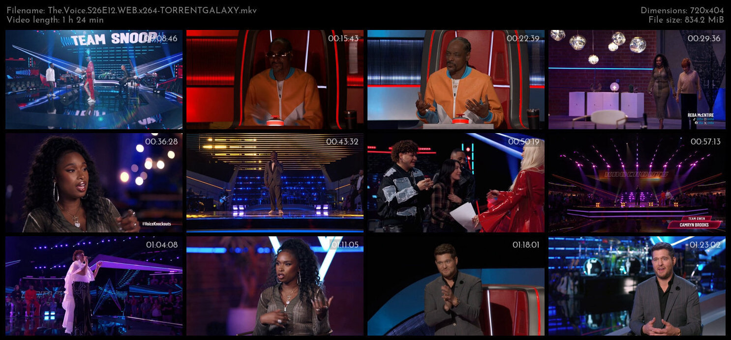 The Voice S26E12 WEB x264 TORRENTGALAXY