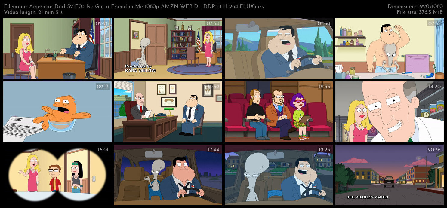 American Dad S21E03 Ive Got a Friend in Me 1080p AMZN WEB DL DDP5 1 H 264 FLUX TGx