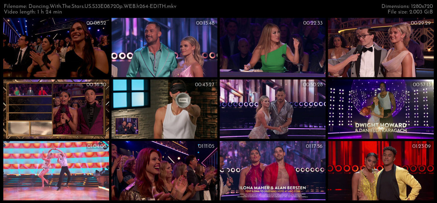 Dancing With The Stars US S33E08 720p WEB h264 EDITH TGx