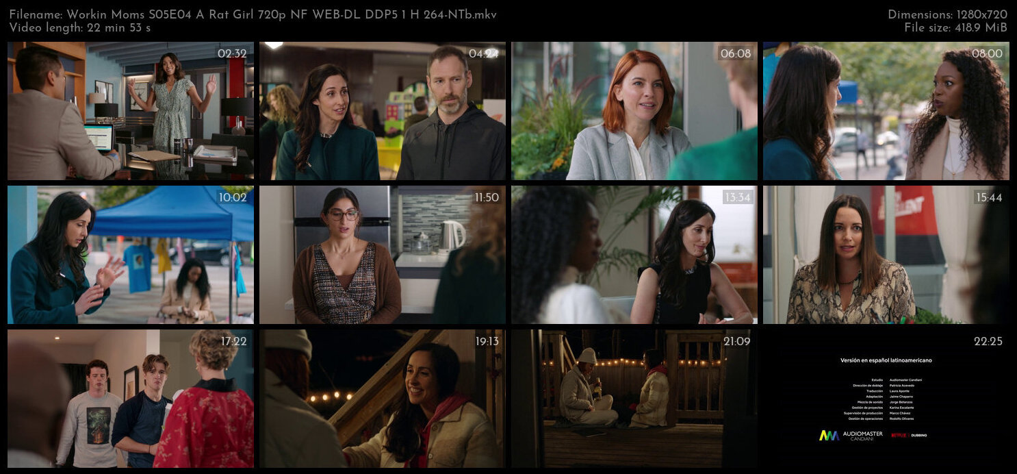 Workin Moms S05E04 A Rat Girl 720p NF WEB DL DDP5 1 H 264 NTb TGx