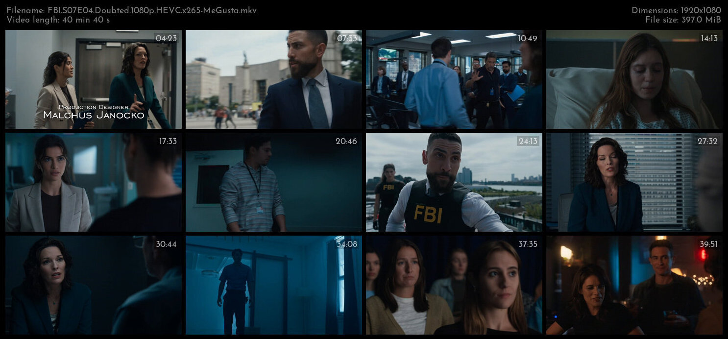 FBI S07E04 Doubted 1080p HEVC x265 MeGusta TGx