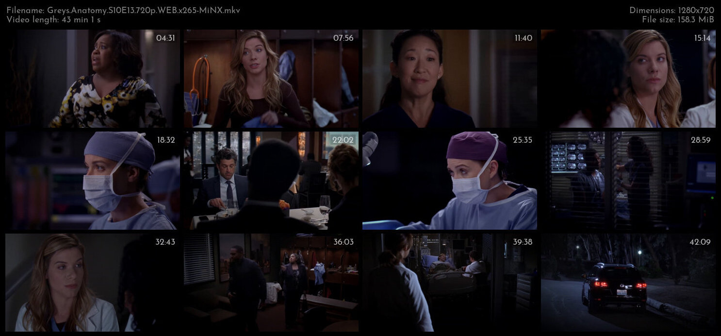 Greys Anatomy S10E13 720p WEB x265 MiNX TGx