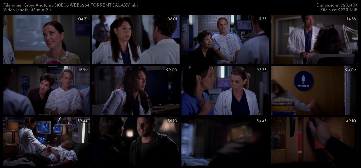 Greys Anatomy S10E06 WEB x264 TORRENTGALAXY