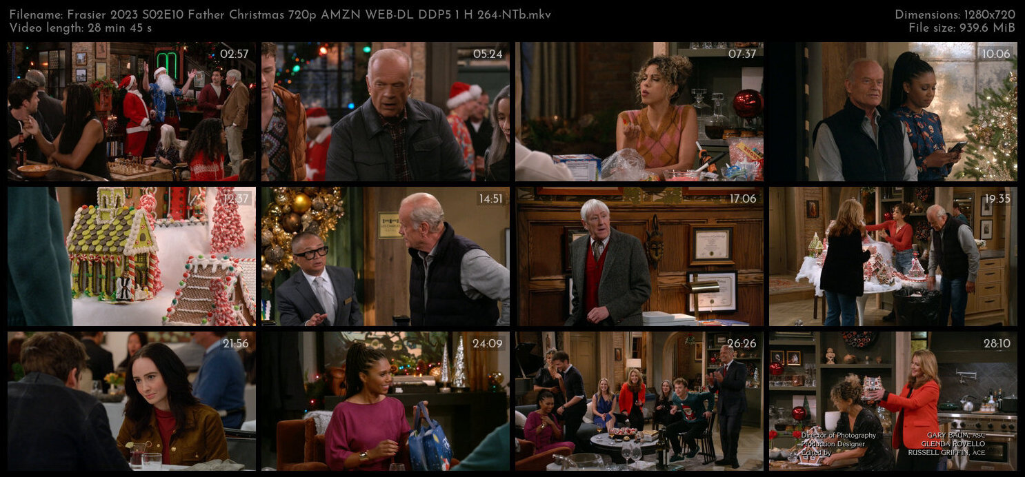 Frasier 2023 S02E10 Father Christmas 720p AMZN WEB DL DDP5 1 H 264 NTb TGx