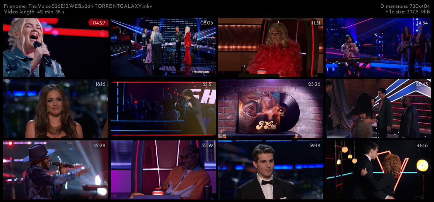 The Voice S26E13 WEB x264 TORRENTGALAXY