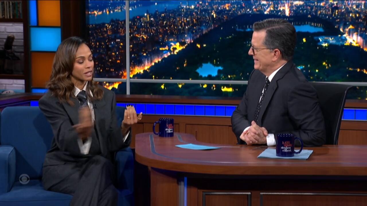 Stephen Colbert 2024 11 13 Zoe Saldana 720p WEB h264 JOAN TGx