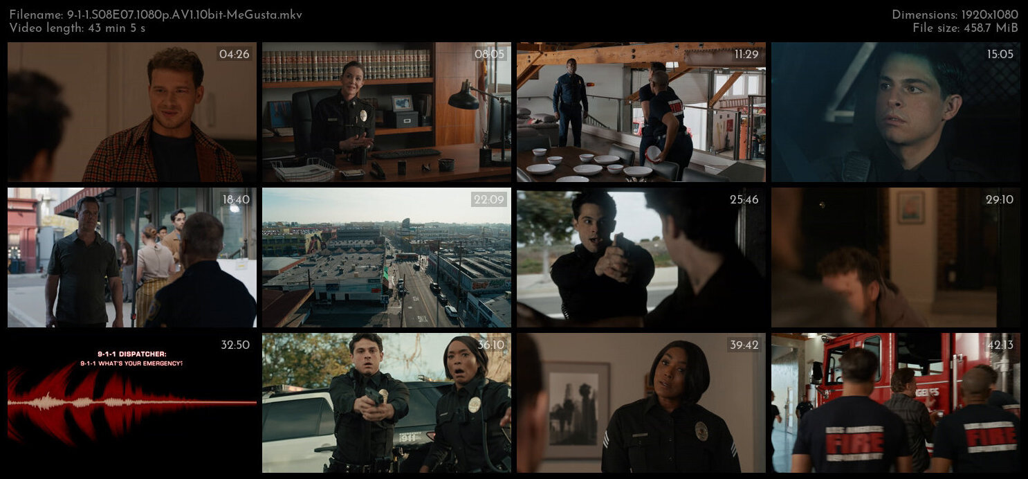 9 1 1 S08E07 1080p AV1 10bit MeGusta TGx