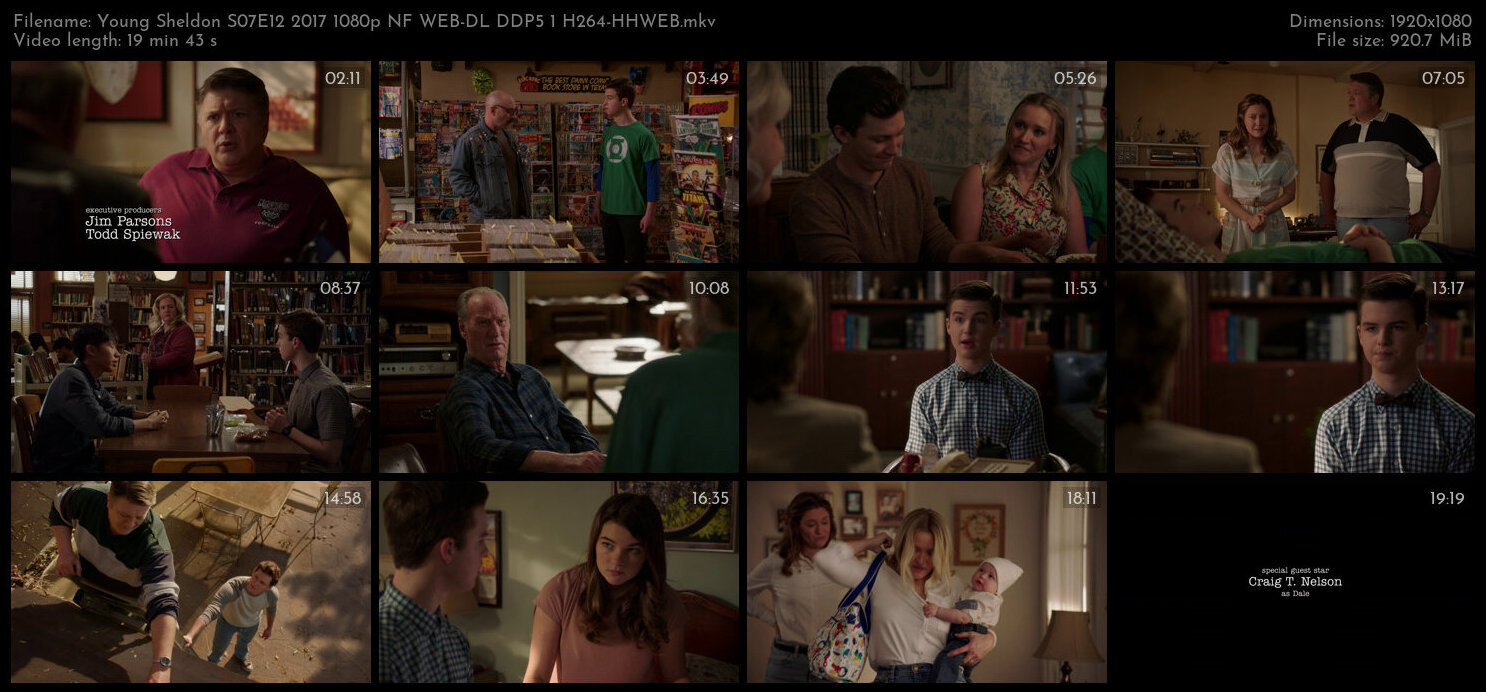 Young Sheldon S07E12 2017 1080p NF WEB DL DDP5 1 H264 HHWEB TGx