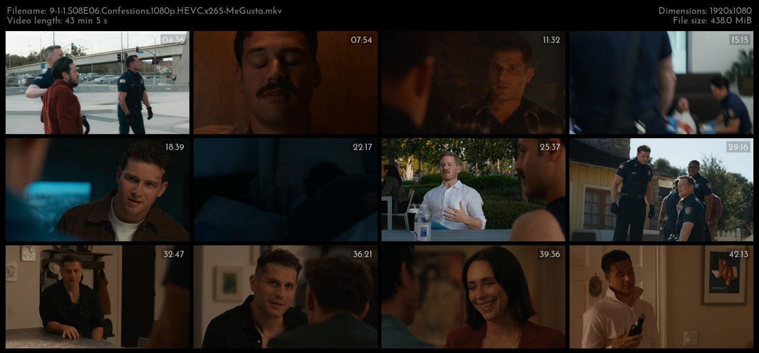 9 1 1 S08E06 Confessions 1080p HEVC x265 MeGusta TGx