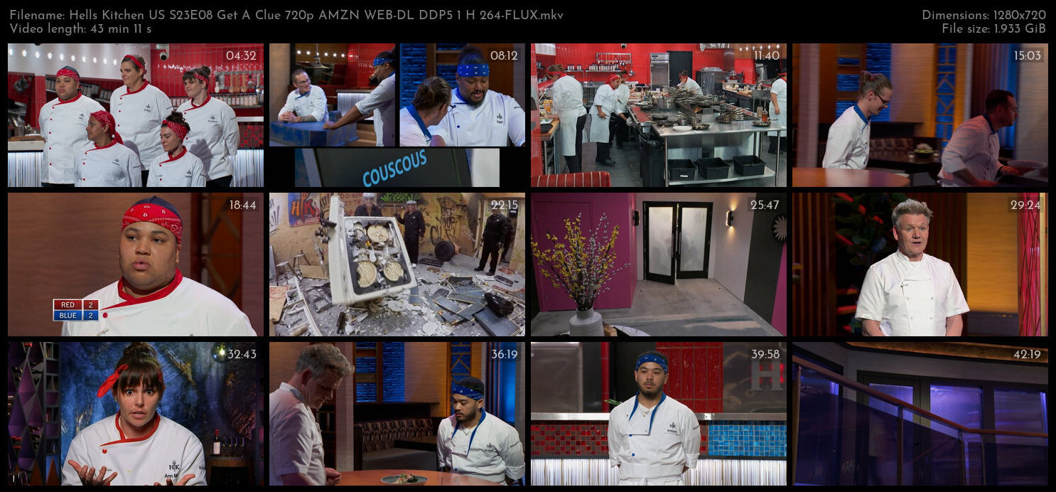 Hells Kitchen US S23E08 Get A Clue 720p AMZN WEB DL DDP5 1 H 264 FLUX TGx