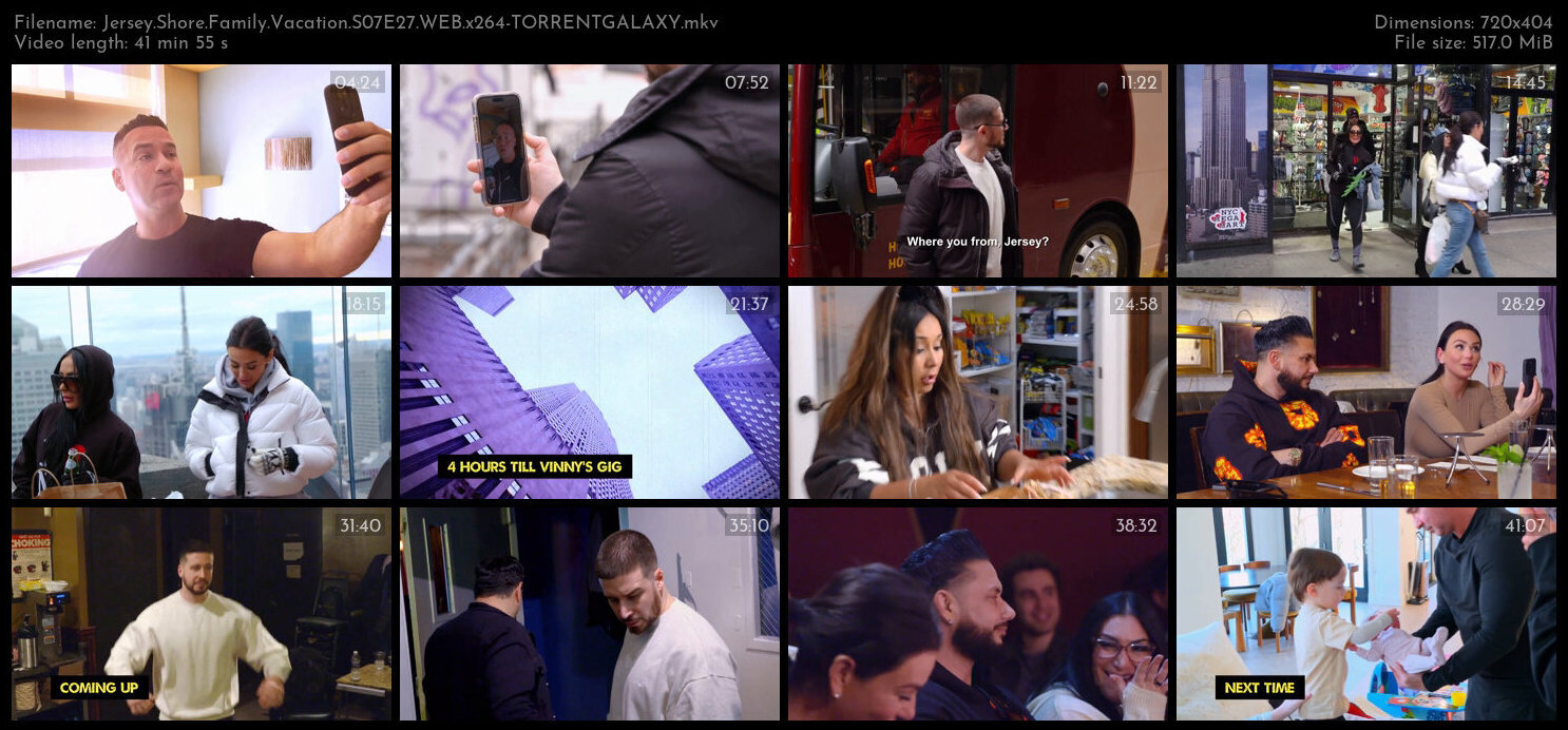 Jersey Shore Family Vacation S07E27 WEB x264 TORRENTGALAXY