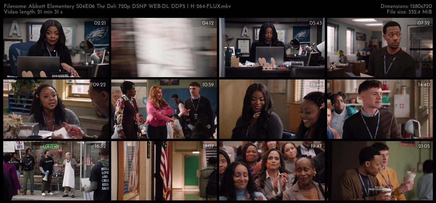 Abbott Elementary S04E06 The Deli 720p DSNP WEB DL DDP5 1 H 264 FLUX TGx