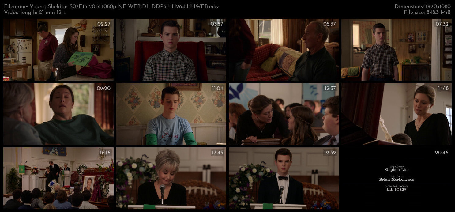 Young Sheldon S07E13 2017 1080p NF WEB DL DDP5 1 H264 HHWEB TGx