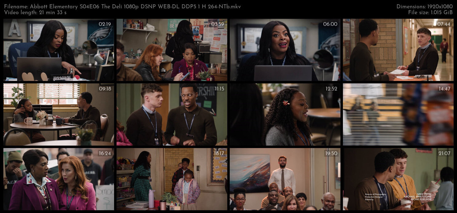 Abbott Elementary S04E06 The Deli 1080p DSNP WEB DL DDP5 1 H 264 NTb TGx