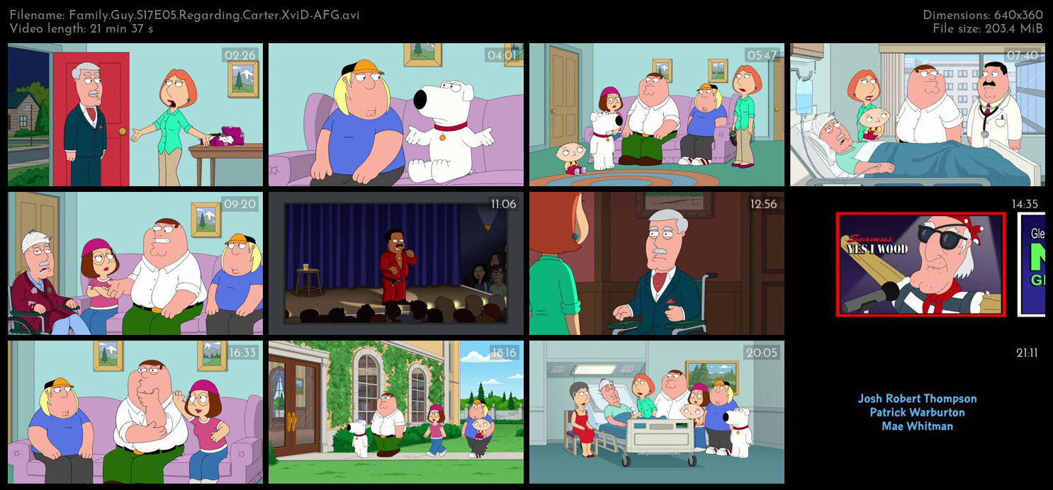 Family Guy S17E05 Regarding Carter XviD AFG TGx