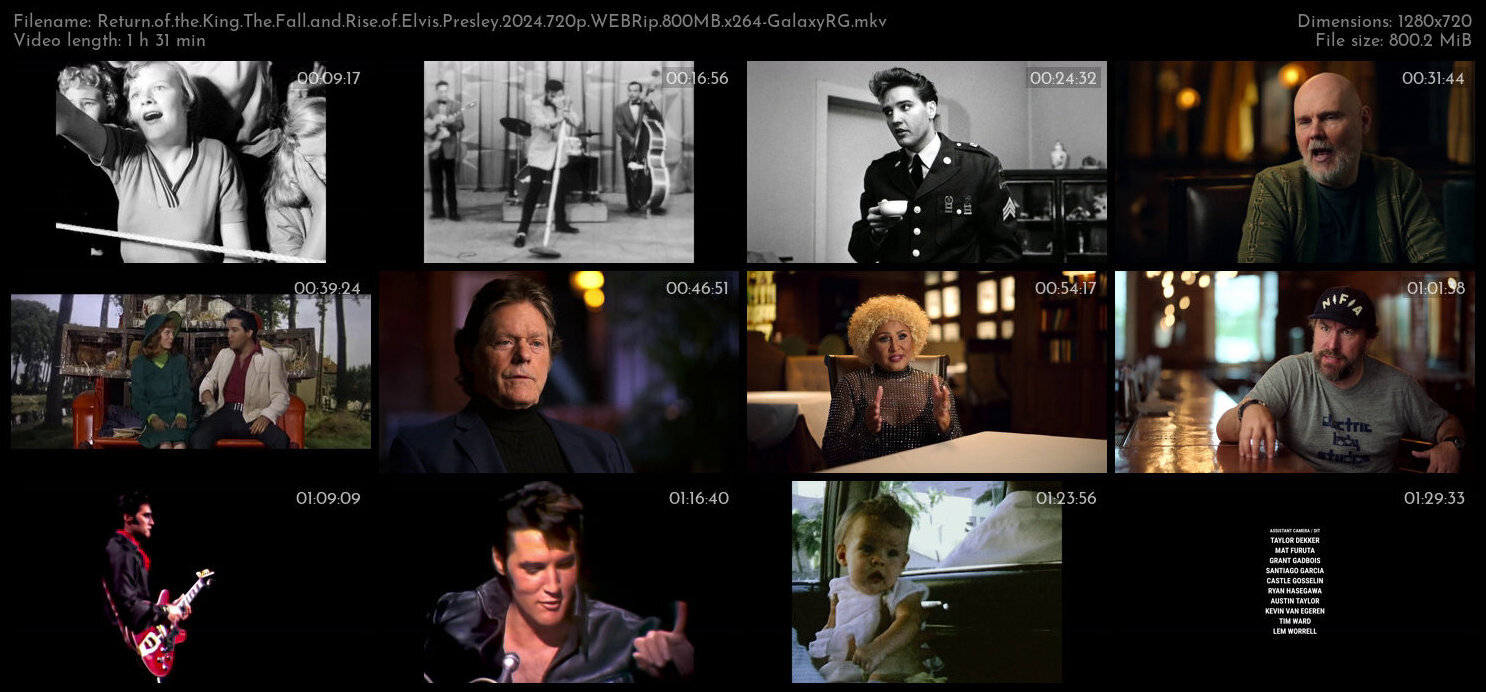 Return of the King The Fall and Rise of Elvis Presley 2024 720p WEBRip 800MB x264 GalaxyRG